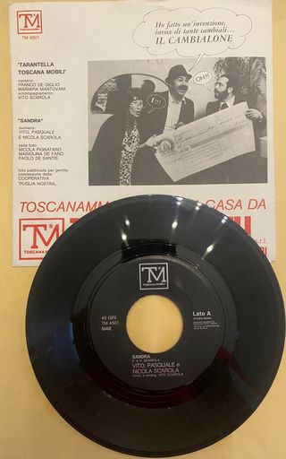 45 giri Vito Pasquale e Nicola Scarola - Sandra