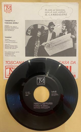 45 giri Vito Pasquale e Nicola Scarola - Sandra