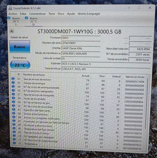 Disco Duro Seagate Barracuda 3TB Como Nuevo!!!!