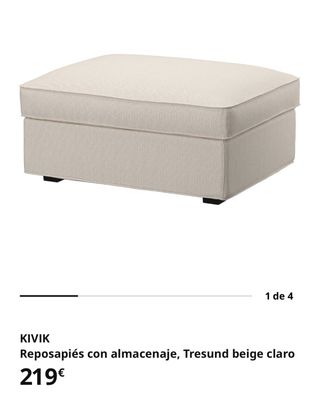 KIVIK Reposapiés con almacenaje