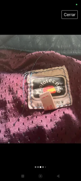 Traje de moto deportivo mujer talla xs  34