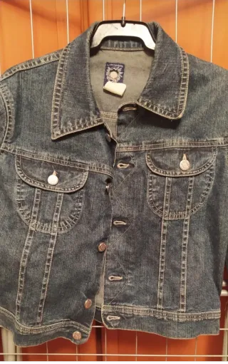 Cazadora vaquera azul