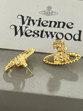 Pendientes Vivienne Westwood Orb Dorados