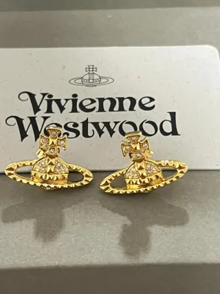 Pendientes Vivienne Westwood Orb Dorados