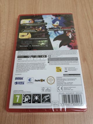 Sonic X Shadow Generations Switch