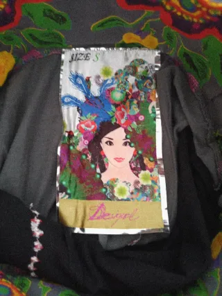 Falda midi estampada