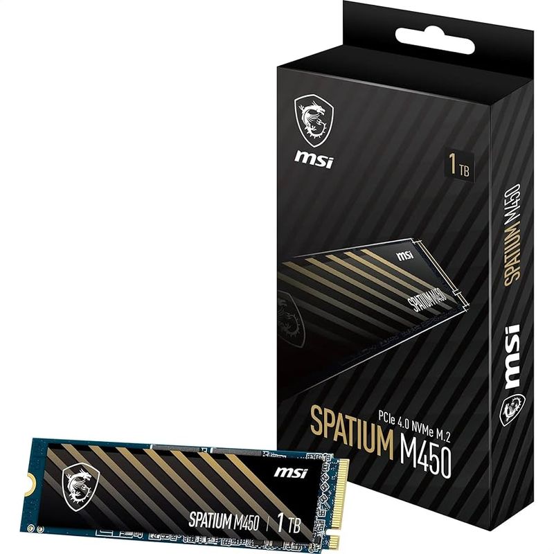 SSD MSI Spatium M450 1TB NVMe Gen4