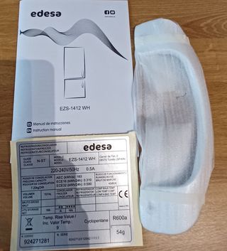 Congelador Vertical Edesa Blanco