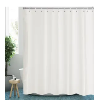 Cortina de ducha YISURE blanca