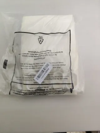 Cortina de ducha YISURE blanca