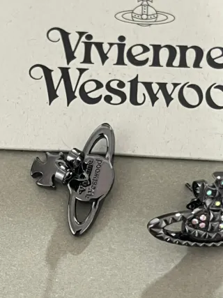 Pendientes Vivienne Westwood Orb Negros