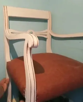 Silla vintage de madera