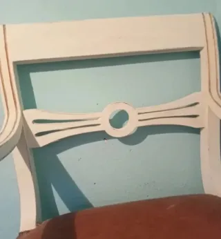 Silla vintage de madera