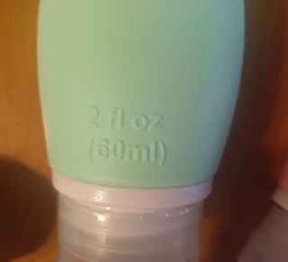 3 Botes Silicona Viaje o Gym 60ml