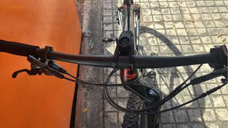 Bicicleta Cannondale Carbon Negra/Roja