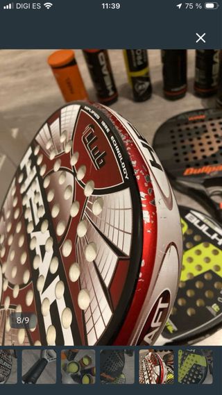 Lote Palas y Pelotas Pádel