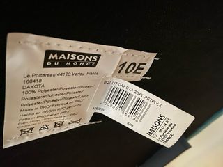 Divano 3 posti Maison du Monde blu