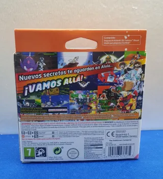 SOLO CAJA STEELBOOK JUEGO 3DS POKEMON ULTRASOL
