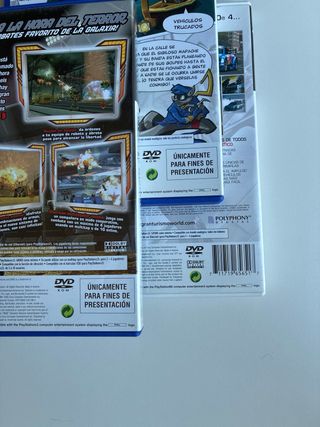 Pack 3 Juegos PS2: Sly 3, Ratchet Gladiator, GT4