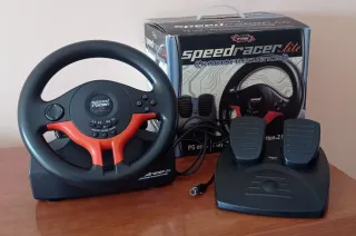 Volante Speedracer Lite PS1/PS2 Radiofrecuencia