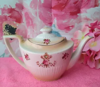 Teiera Crown England blush ivory