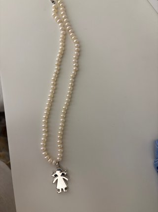 Collar Perlas Tous Niña Plata