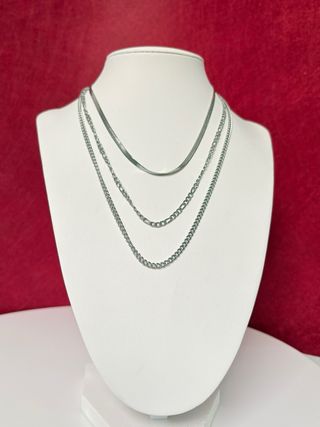 Conjunto Collar y Pendientes Corazón Baño Oro