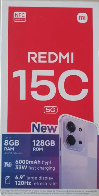 Xiaomi Redmi 15C 5G 128GB Nuevo