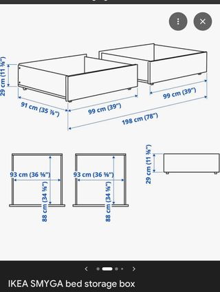 Cajones para cama IKEA