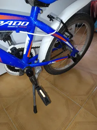 Bicicleta Infantil Torpado Azul y Naranja