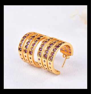 Pendientes con amatistas