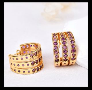 Pendientes con amatistas