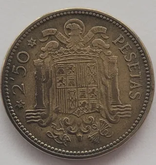 2.50 Pesetas 1953*54