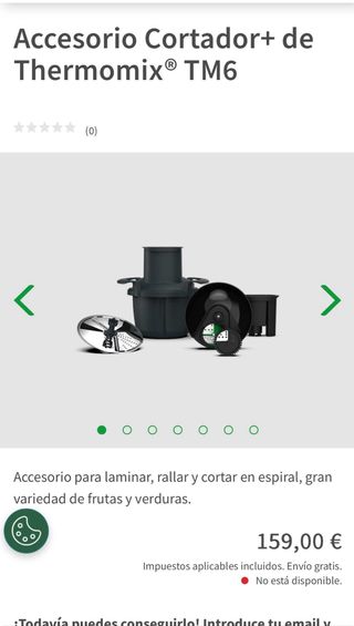 Cortador Thermomix TM6 Vorwerk