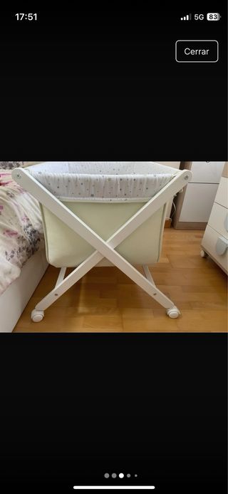 Moisés con colchón viscoelástico