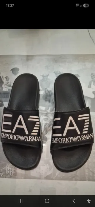 Sandalias Emporio Armani Negras