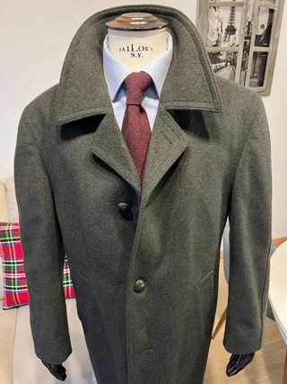 Cappotto uomo verde