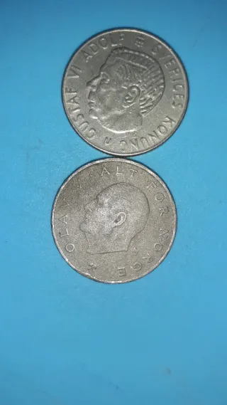 2 Monedas Suecas Antiguas