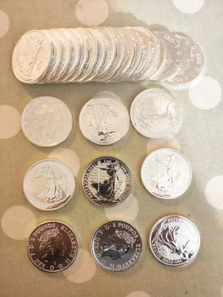 20 Onzas de Plata Britania 2021