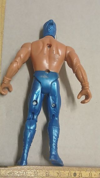 Action Figure Wrestling Maschera Blu Oro