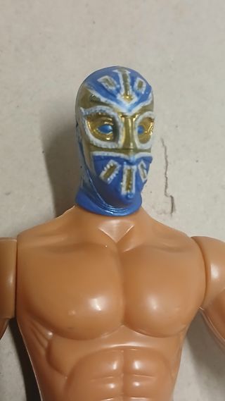 Action Figure Wrestling Maschera Blu Oro