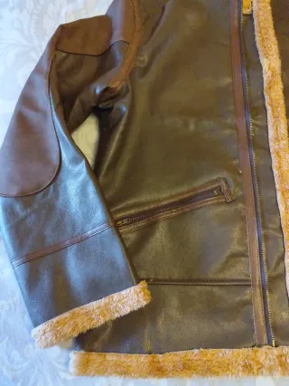 Cazadora Aviador Marrón