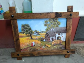 Cuadro Palets 100x80cm