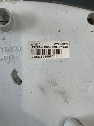 Marcador Kymco KXCT 125 (2012)