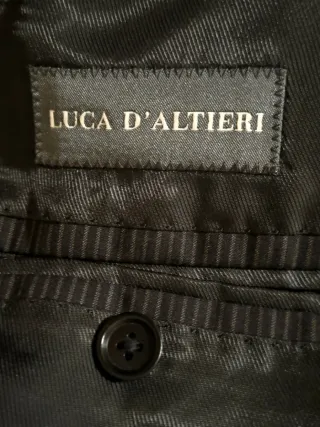 Completo Lana Uomo Luca D'Altieri Tg.54 Righe
