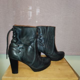 Botines Vogue Piel Tacón Talla 38