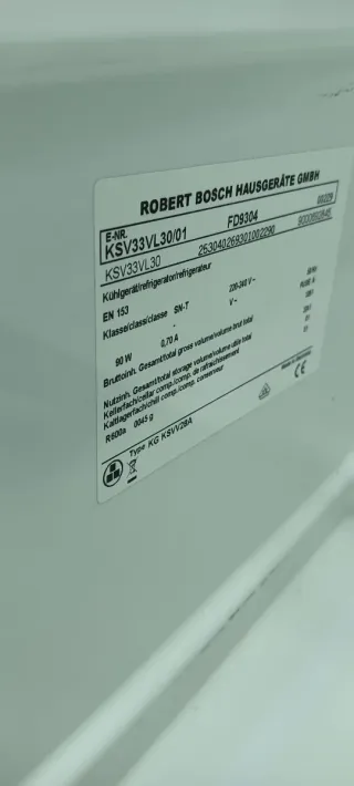 NEVERA DE UNA PUERTA BOSCH NO FROST ENERGÍA A++