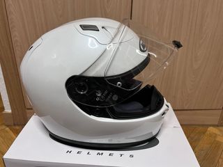 Casco de moto HJC blanco