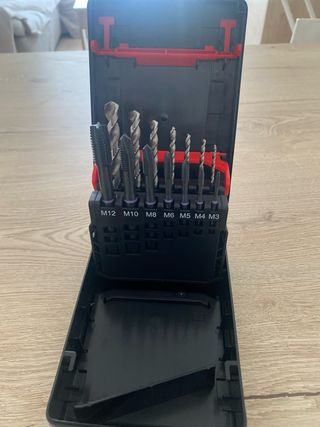 Juego brocas y machos WURTH M3-M12