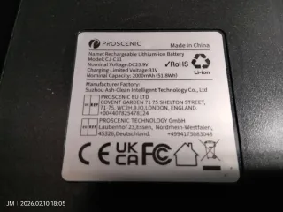 Aspirador y fregador Proscenic